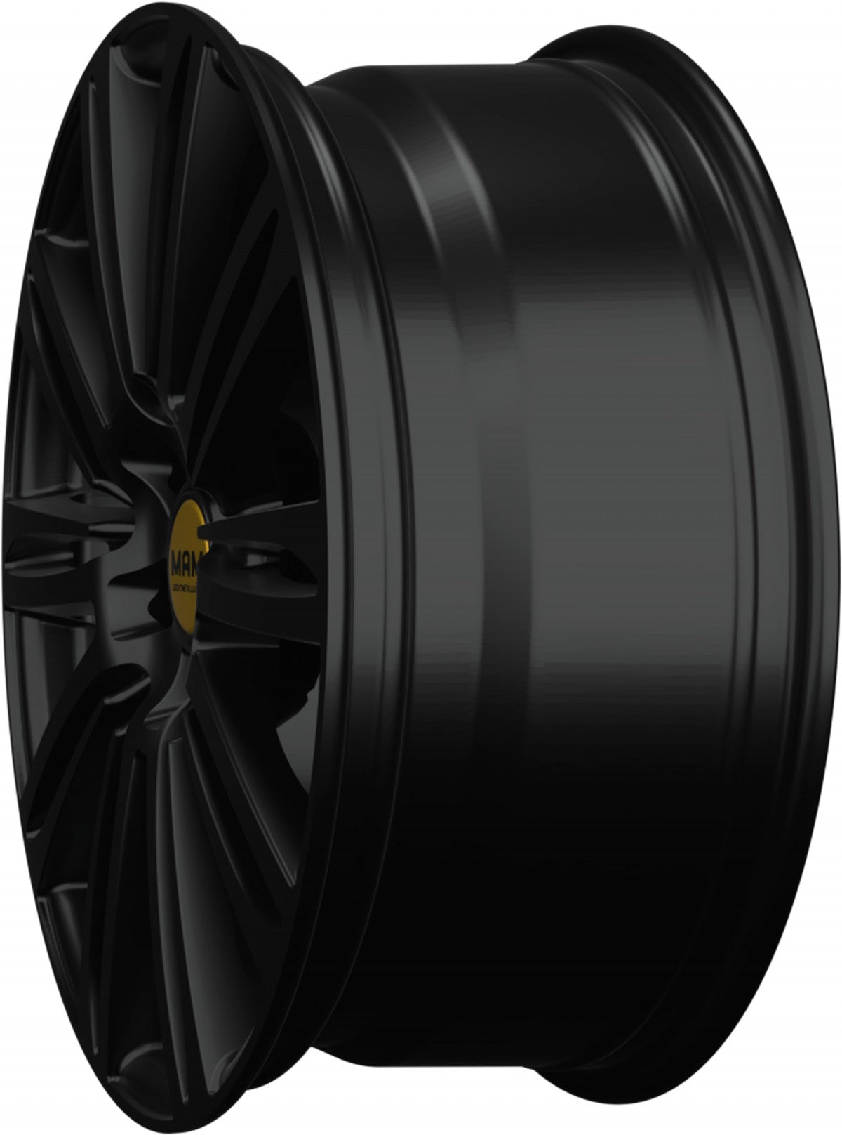 MAM A4 black painted Alufelge 8x19 Zoll ET45 LK 5x112 ML66.5 – Bild 8