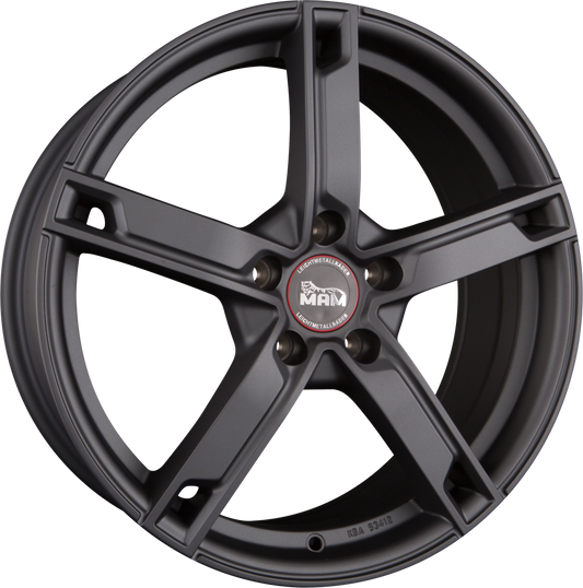 MAM W4 Matt Grey (MG) Alufelge 6.5x16 Zoll ET48 LK 5x112 ML66.6 – Bild 2