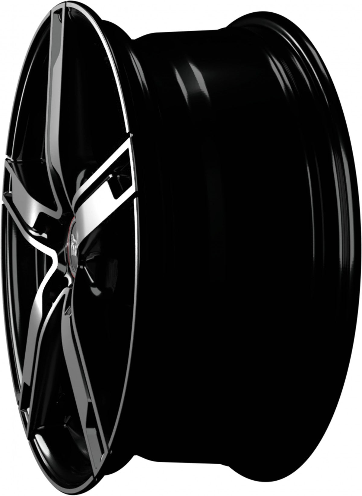 MAM W4 black front polish Alufelge 7x17 Zoll ET48 LK 5x112 ML66.6 – Bild 8