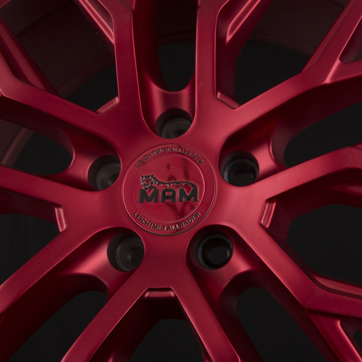 MAM RS4 Matt Red (MR) Alufelge 8.5x19 Zoll ET45 LK 5x112 ML72.6 – Bild 5