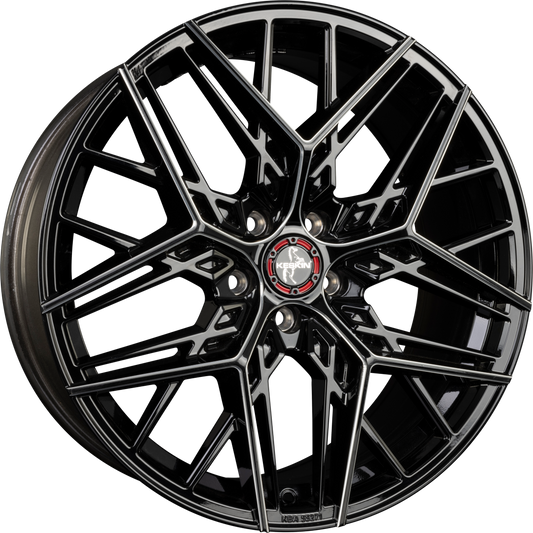 Keskin KT25 Black Secret Diamond (BSD) Alufelge 8.5x19 Zoll ET29.9 LK 5x112 ML66.6 – Bild 2