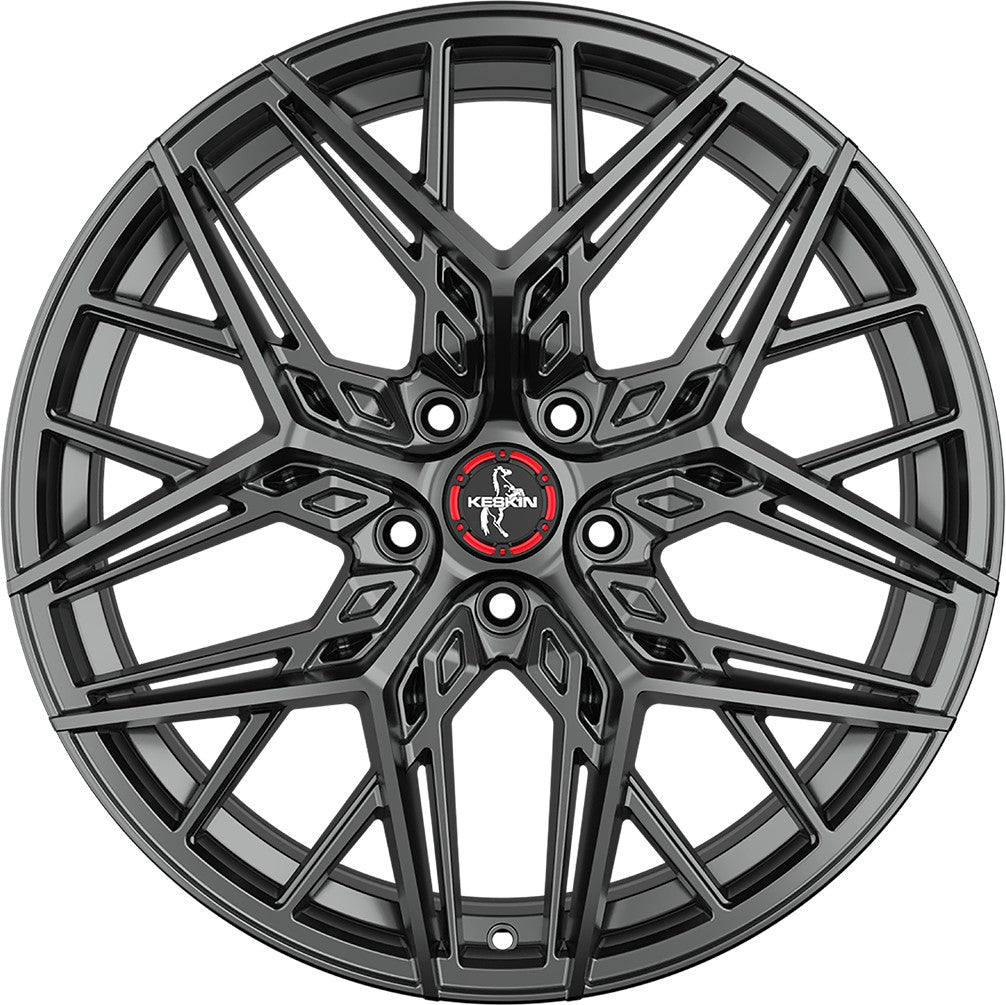 Keskin KT25 Pearl palladium painted Alufelge 8.5x19 Zoll ET35 LK 5x120 ML72.6 – Bild 2