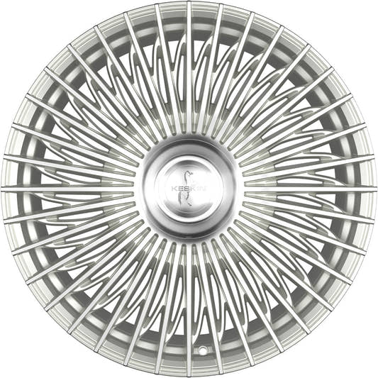 Keskin KT X1 Exclusive silver front polish Alufelge 9.5x21 Zoll ET20 LK 5x112 ML66.6 – Bild 2