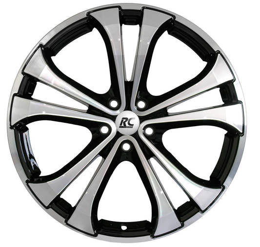 RC-Design RC17 schwarz front-poliert Alufelge 8x19 Zoll ET35 LK 5x110 ML65.1 – Bild 2