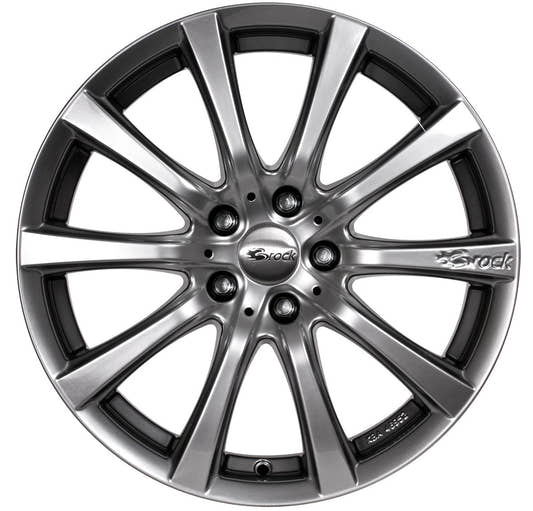 Brock B21 chromsilber lackiert Alufelge 7x16 Zoll ET38 LK 5x108 ML72.6 – Bild 2