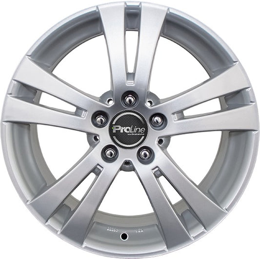 Proline B700 silver Alufelge 6.5x16 Zoll ET48 LK 5x112 ML57.1 – Bild 2