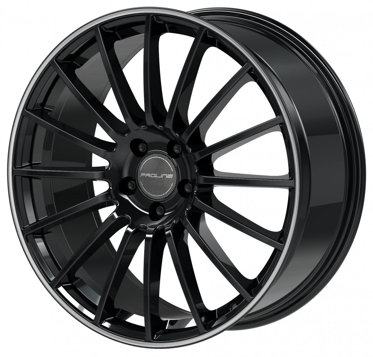 Proline PXW black rim polished Alufelge 8x18 Zoll ET48 LK 5x112 ML66.5 – Bild 4