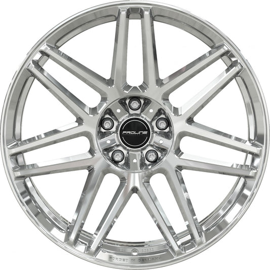 Proline PFG forged full polished Alufelge 10x22 Zoll ET21 LK 5x130 ML84 – Bild 2