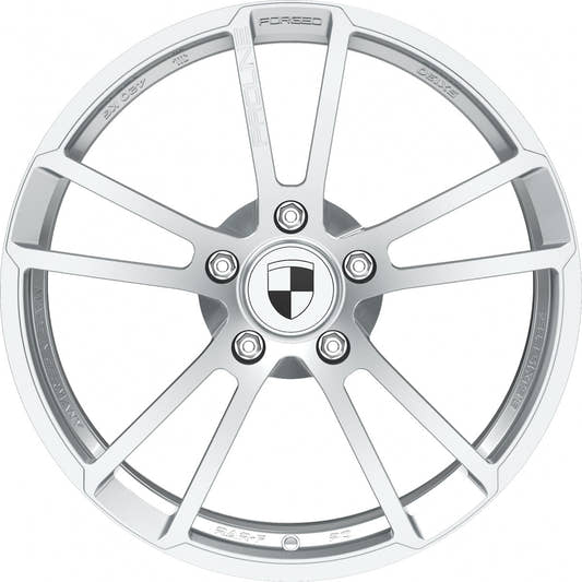 Proline RAR3 forged speed silver Alufelge 11x19 Zoll ET67 LK 5x130 ML71.6 – Bild 2
