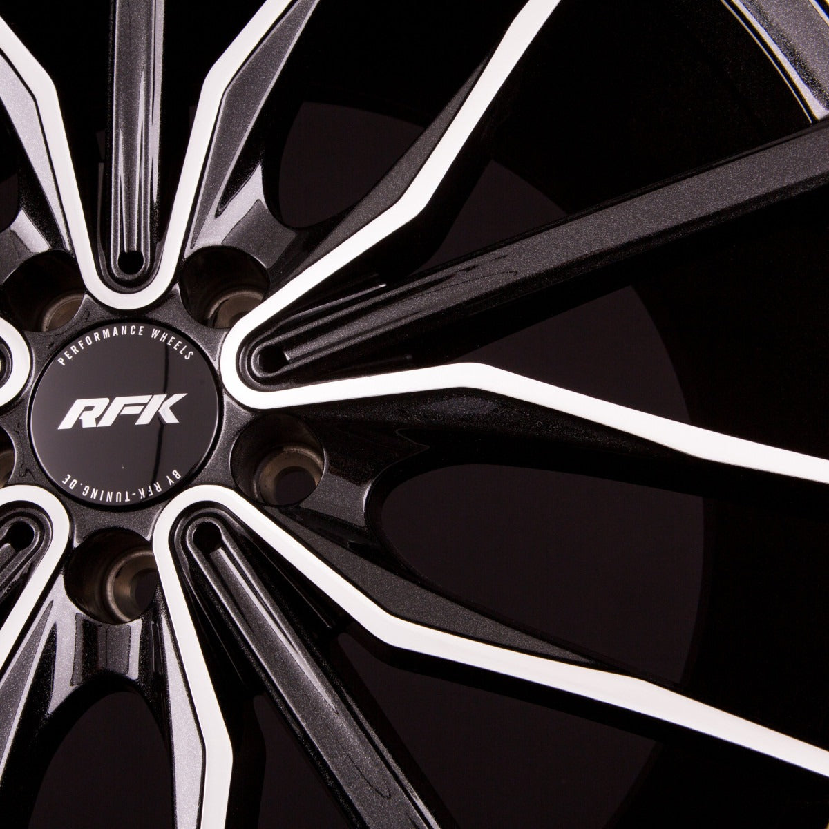 RFK Wheels GLS301 metallic black machined Alufelge 9.5x19 Zoll ET35 LK 5x120 ML72.6 – Bild 7