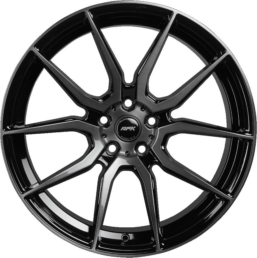 RFK Wheels GLS303 gloss black brushed Alufelge 10.5x20 Zoll ET40 LK 5x114.3 ML82 – Bild 2