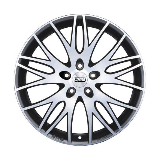 CMS C8 DMB Diamant-Schwarz Matt Alufelge 7.5x17 Zoll ET45 LK 5x108 ML67.1 – Bild 2