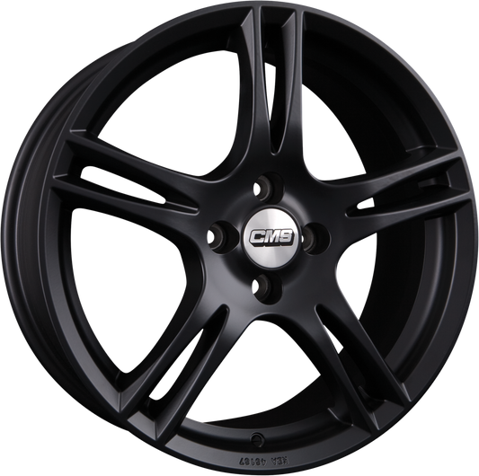 CMS C9 MB Schwarz-Matt Alufelge 5.5x14 Zoll ET35 LK 4x98 ML58.1 – Bild 2