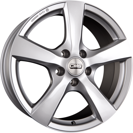 CMS V1 ECE CS Silber Alufelge 6.5x16 Zoll ET42 LK 5x112 ML57.1 – Bild 2