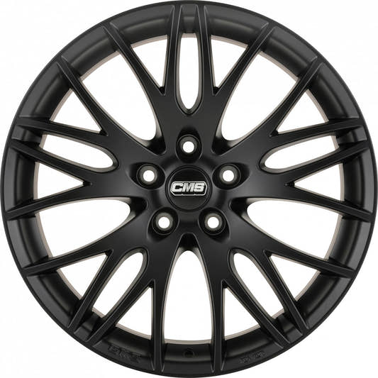 CMS C8 schwarz matt 7.5x17 ET40 - LK5/114.3 ML67.2