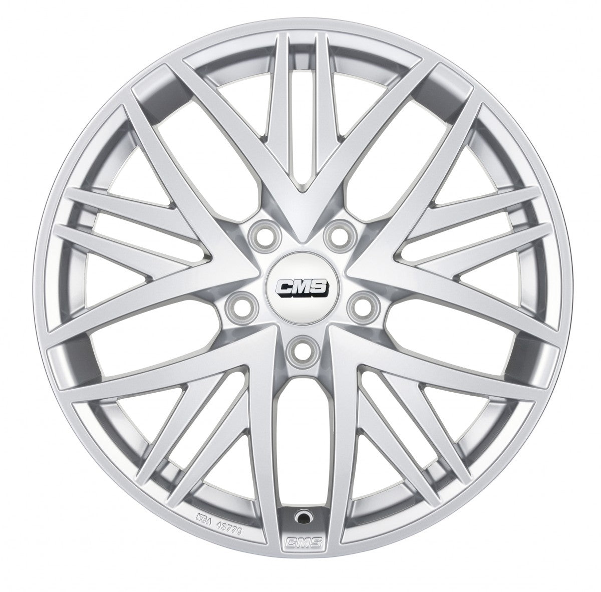 CMS B1 racing silber Alufelge 8.5x19 Zoll ET40 LK 5x112 ML66.5 – Bild 2