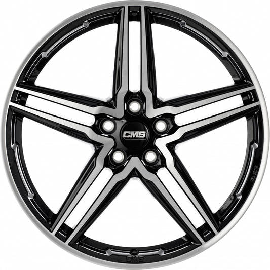 CMS C29 diamond black gloss 8x18 ET48 - LK5/112 ML66.5