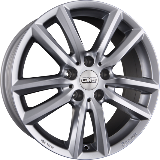 CMS C27 SR Racing Silber Alufelge 6.5x17 Zoll ET41 LK 5x112 ML57.1 – Bild 2
