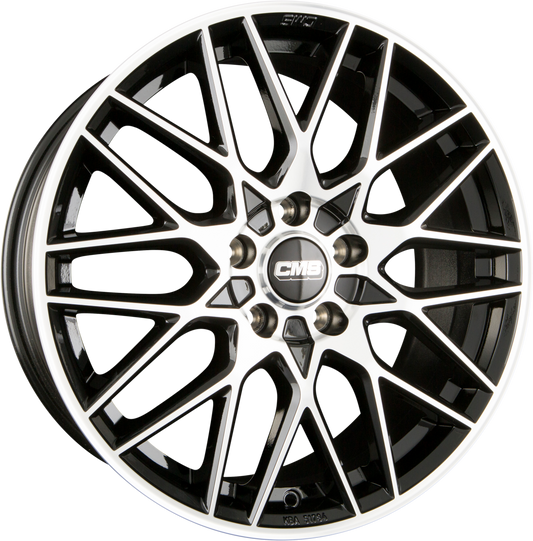 CMS C25 DB Diamant Schwarz Alufelge 8x18 Zoll ET48 LK 5x108 ML65.1 – Bild 2