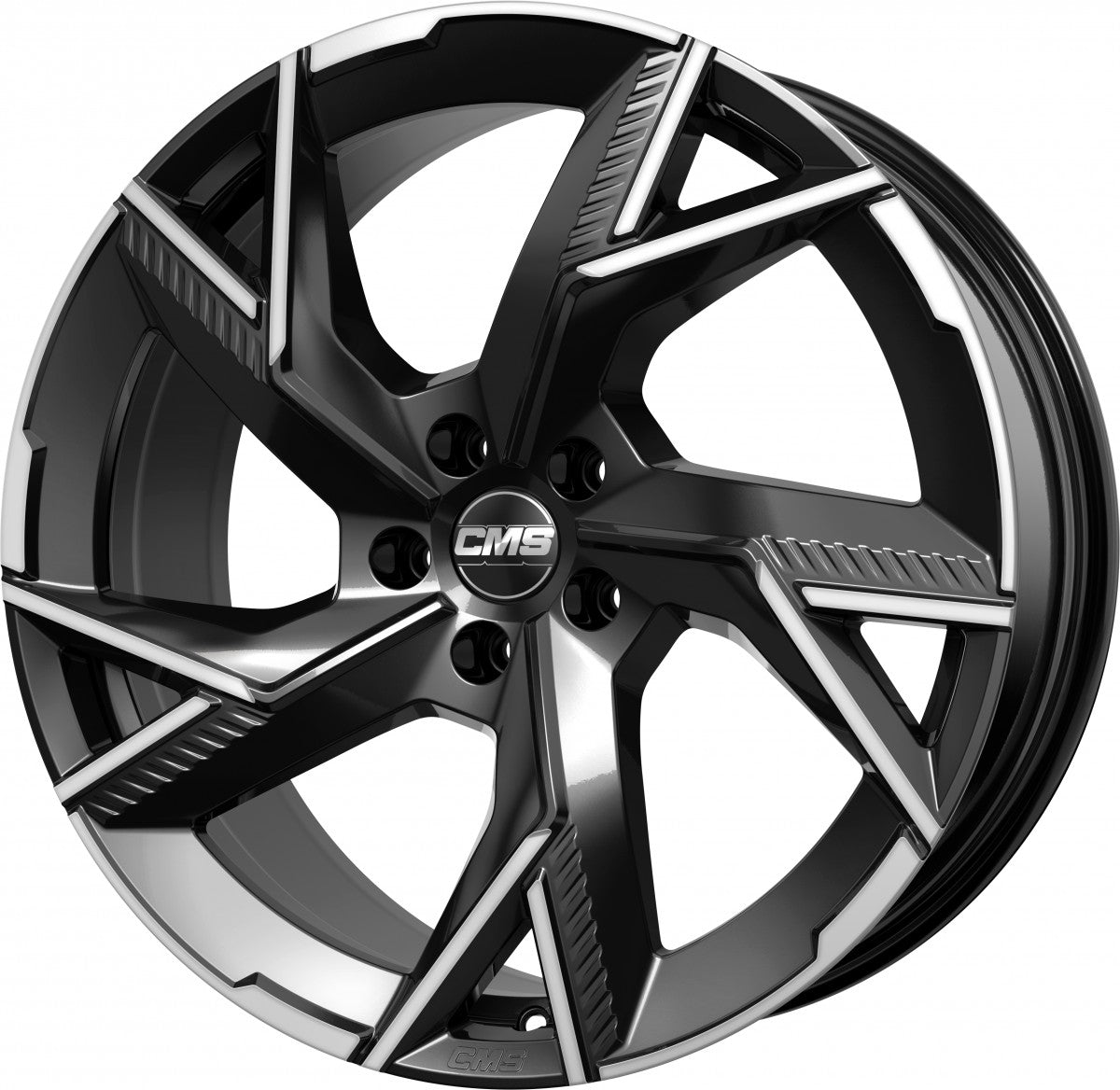 CMS C41 part diamond black gloss Alufelge 8.5x20 Zoll ET45 LK 5x130 ML66.5 – Bild 3