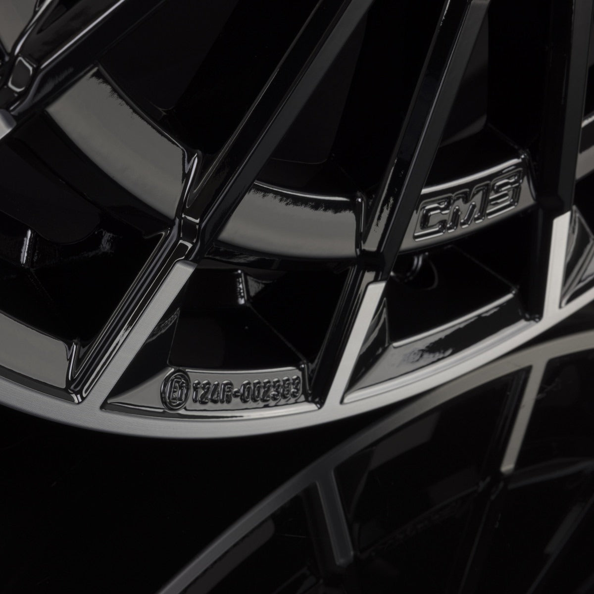 CMS C38 part diamond black gloss Alufelge 9x19 Zoll ET58.1 LK 5x112 ML66.5 – Bild 5