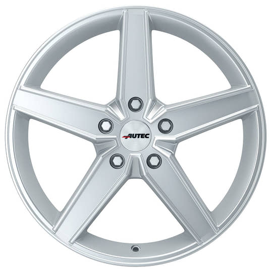 Autec Typ D - Delano hyper silber 7.5x17 ET42 - LK5/112 ML70
