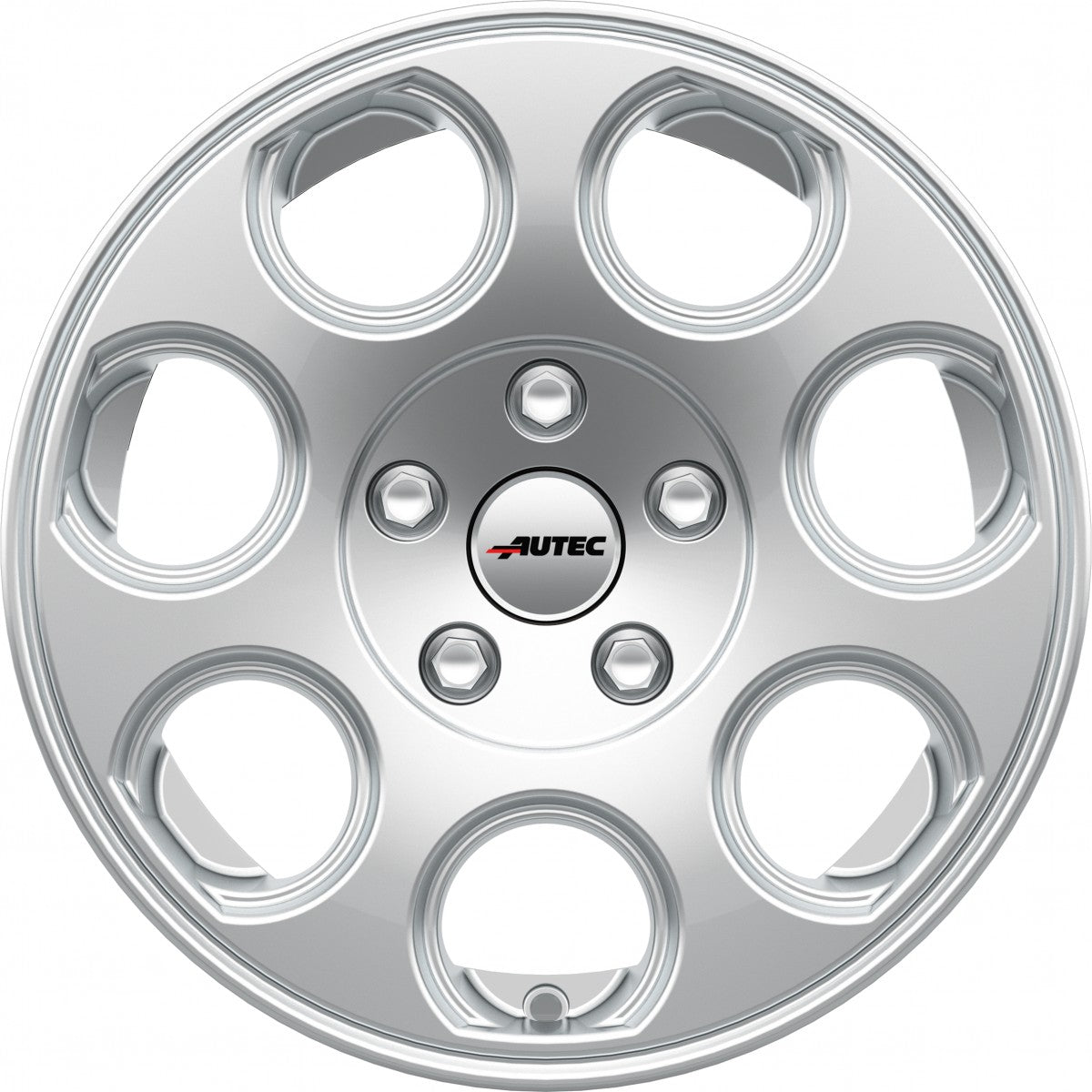 Autec Typ YN - Yuna brillantsilber lackiert 6x15 ET30 - LK4/100 ML66.6