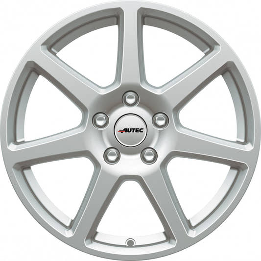Autec Typ TE - Tallin ECE brillantsilber lackiert 7x17 ET51 - LK5/100 ML57.1