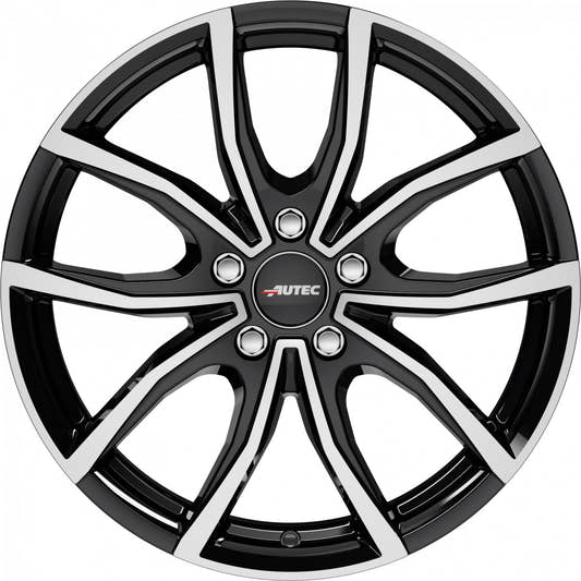 Autec Typ VD - Vidra schwarz poliert 7x17 ET51 - LK5/100 ML57.1
