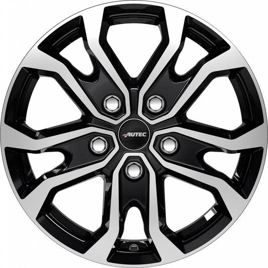 Autec Typ KS - Kiso schwarz poliert 6.5x16 ET44 - LK5/120 ML65.1