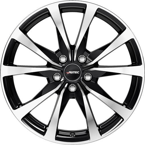 Autec Typ BX - Brixen schwarz poliert 8x19 ET45 - LK5/108 ML63.3