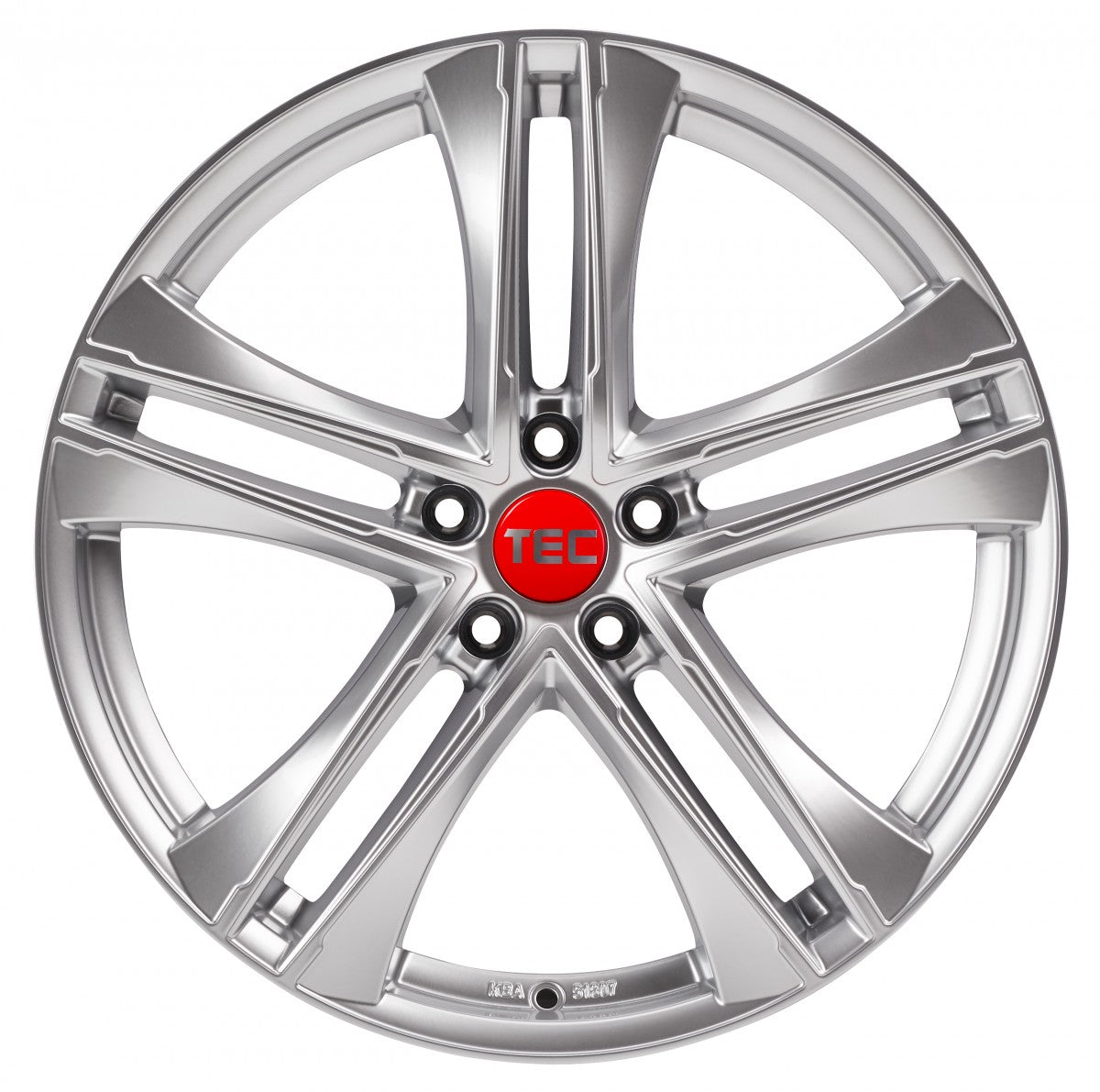 TEC Speedwheels AS4 EVO hyper-silber Alufelge 8x19 Zoll ET25 LK 5x112 ML72.5 – Bild 2