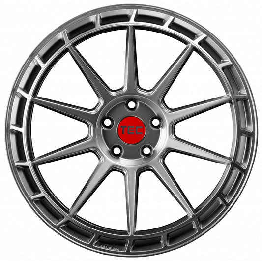TEC Speedwheels GT8 hyper-silber Alufelge 8x18 Zoll ET38 LK 4x108 ML63.4 – Bild 2
