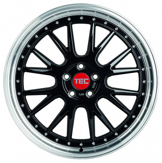 TEC Speedwheels GT EVO black-polished-lip Alufelge 8x18 Zoll ET35 LK 5x112 ML72.5 – Bild 2
