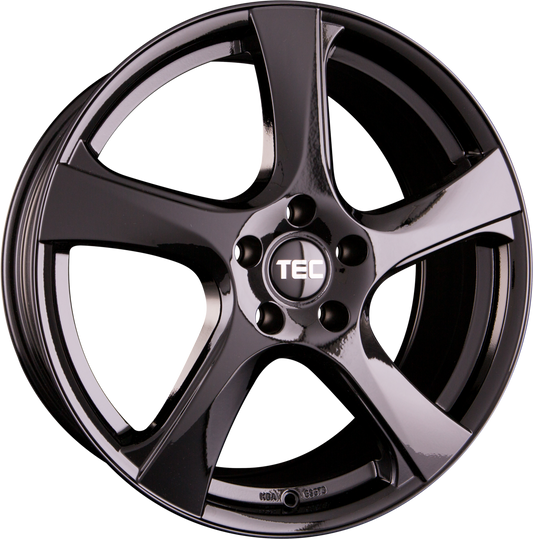 TEC Speedwheels AS5 Schwarz Glanz (BG) Alufelge 7.5x18 Zoll ET38 LK 5x110 ML65.1 – Bild 2