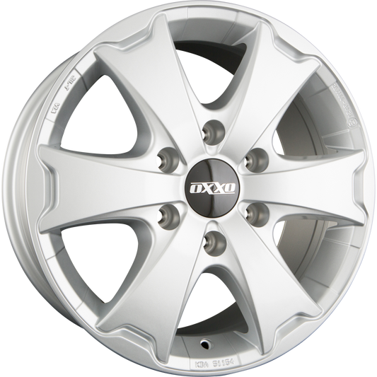Oxxo Aventura (OX13) Silver Alufelge 7.5x18 Zoll ET30 LK 6x114.3 ML66.1 – Bild 2