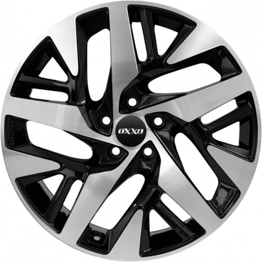 Oxxo Pulse Pro black / polished Alufelge 10x19 Zoll ET46 LK 5x112 ML66.6 – Bild 2