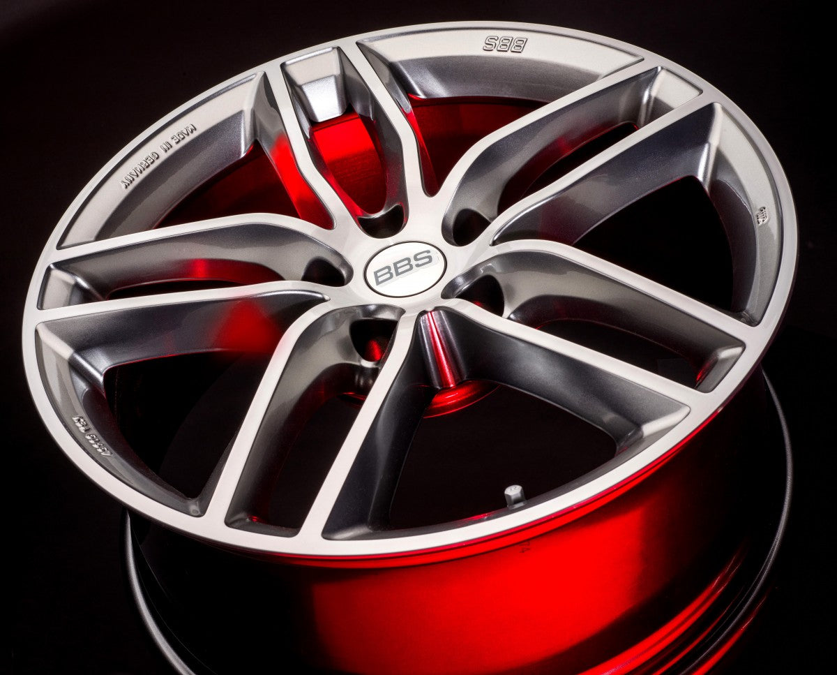 BBS SX platinum silber diamantgedreht Alufelge 8.5x19 Zoll ET32 LK 5x112 ML82 – Bild 6