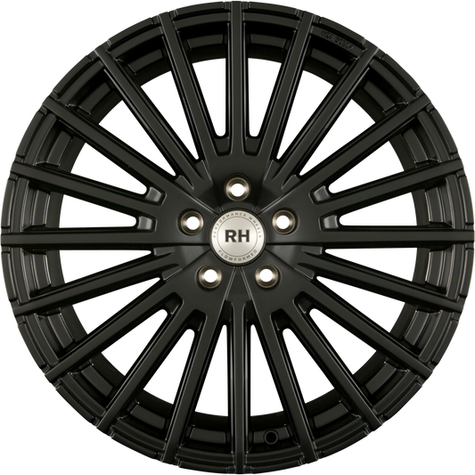 RH Alurad WM Flowforming racing schwarz lackiert Alufelge 10x20 Zoll ET19 LK 5x112 ML66.45 – Bild 2