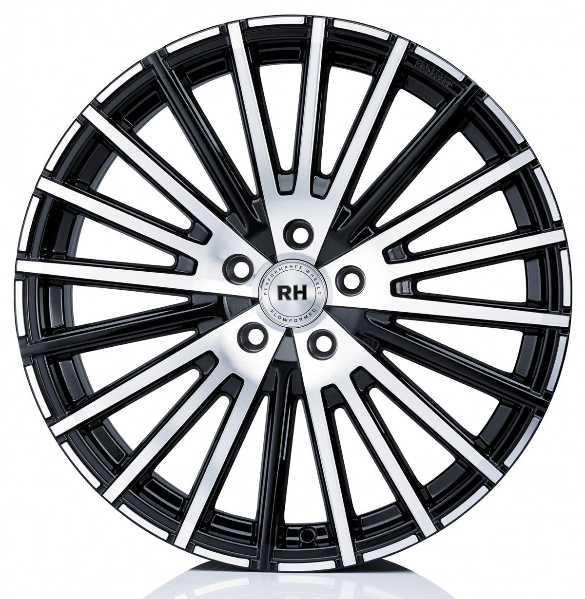 RH Alurad WM Flowforming schwarz voll poliert Alufelge – Bild 2