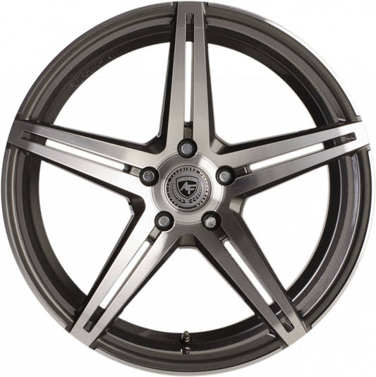 ArtForm AF-301 Gunmetal Polished Alufelge 11.5x22 Zoll ET55 LK 5x130 ML71.5 – Bild 2