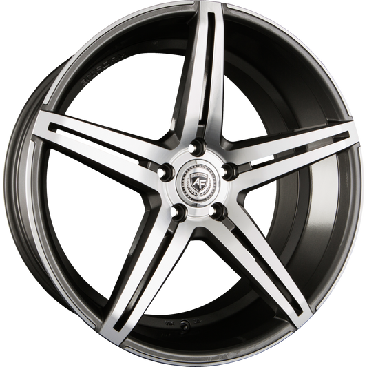 ArtForm AF-301 Gunmetal Polished Alufelge 9.5x20 Zoll ET30 LK 5x112 ML66.6 – Bild 2