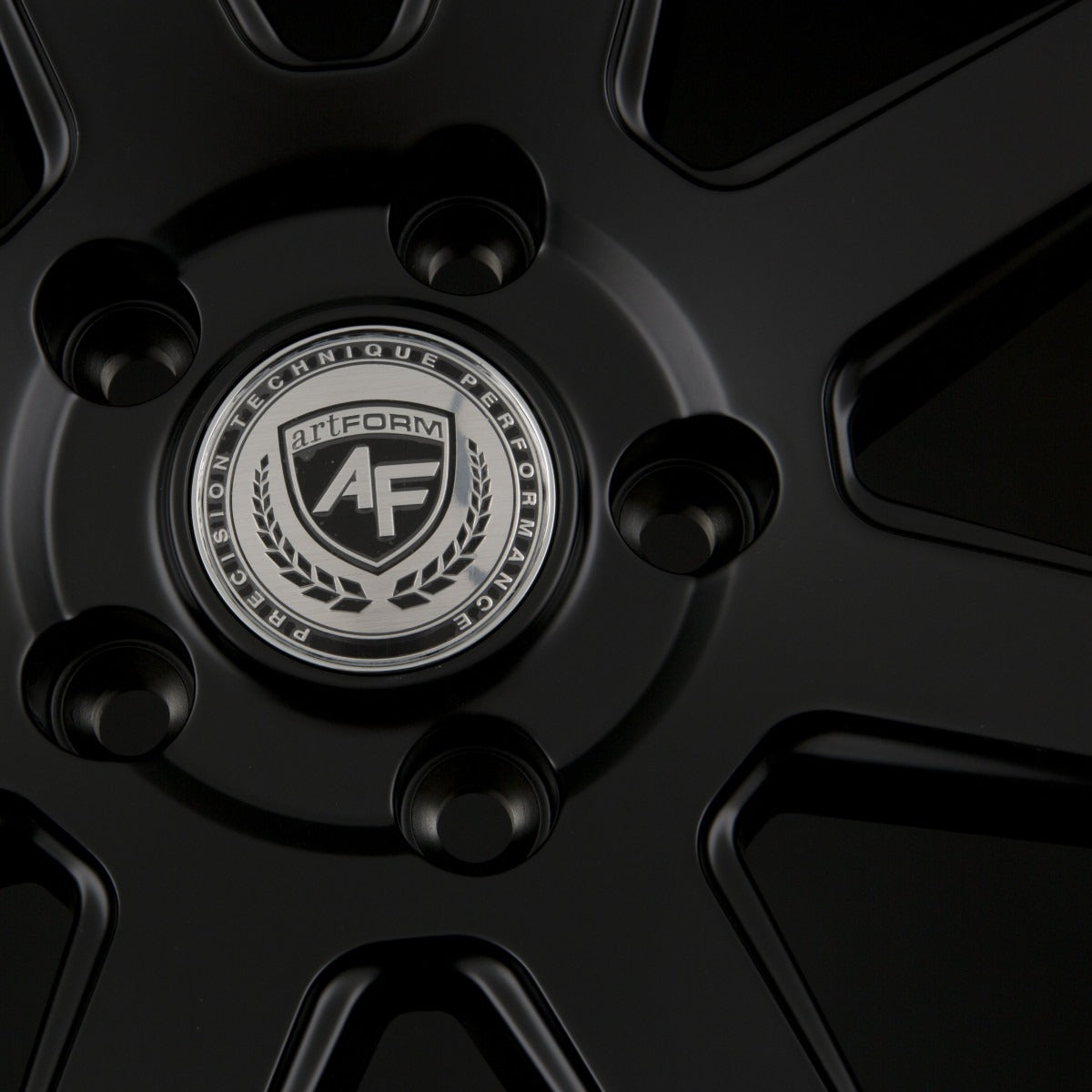 ArtForm AF-302 Flat Black Rim Polished Alufelge 10.5x20 Zoll ET35 LK 5x120 ML72.6 – Bild 5