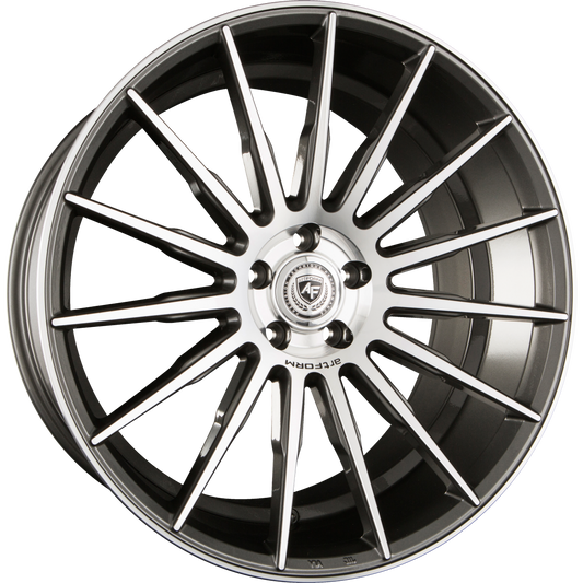 ArtForm AF-401 Gunmetal Polished Alufelge 9x20 Zoll ET34 LK 5x112 ML66.6 – Bild 2