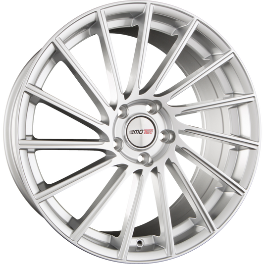 Motec Tornado (MCT9) High Gloss Silver Alufelge 10.5x21 Zoll ET35 LK 5x112 ML66.6 – Bild 2