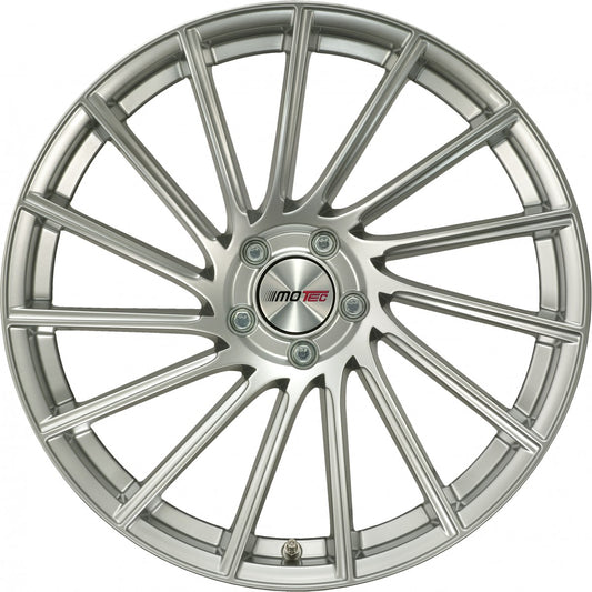 Motec Tornado high gloss silver Alufelge 10.5x21 Zoll ET15 LK 5x112 ML66.5 – Bild 2