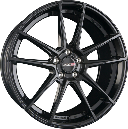 Motec Radical (MCT10) Schwarz Glänzend Alufelge 8.5x19 Zoll ET45 LK 5x112 ML66.6 – Bild 2