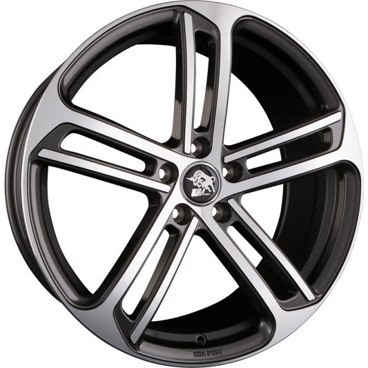 Ultra Wheels UA10-DRIFT Gun Metal Polished Alufelge 8.5x20 Zoll ET48 LK 5x112 ML57.1 – Bild 2