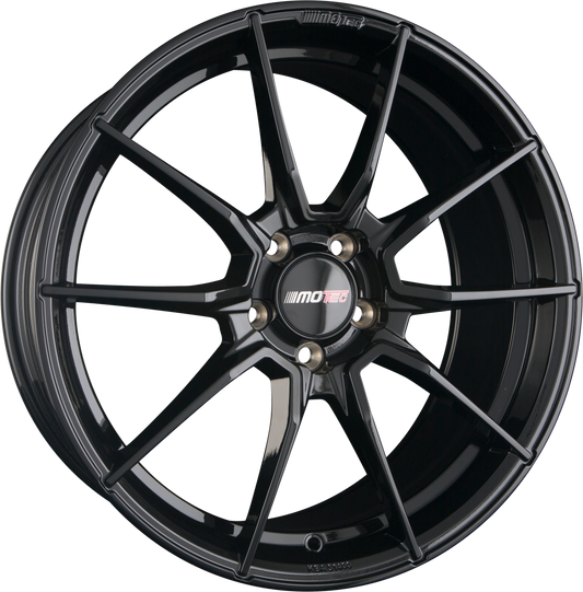 Motec Ultralight (MCR2) Schwarz Glanz Alufelge 8.5x19 Zoll ET45 LK 5x114.3 ML72.6 – Bild 2