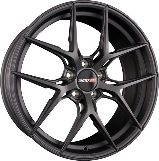 Motec Ultimate (MCR4) Graphite Matt Alufelge 8.5x19 Zoll ET35 LK 5x114.3 ML72.6 – Bild 2
